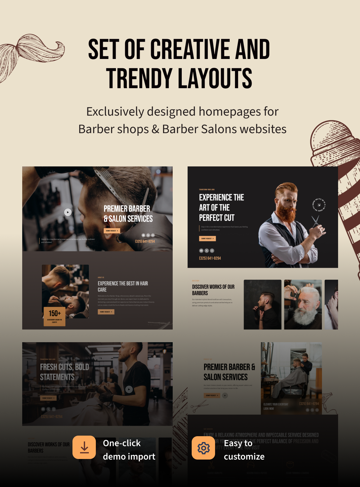 Braber - Barber Shop & Hair Salon WordPress Theme