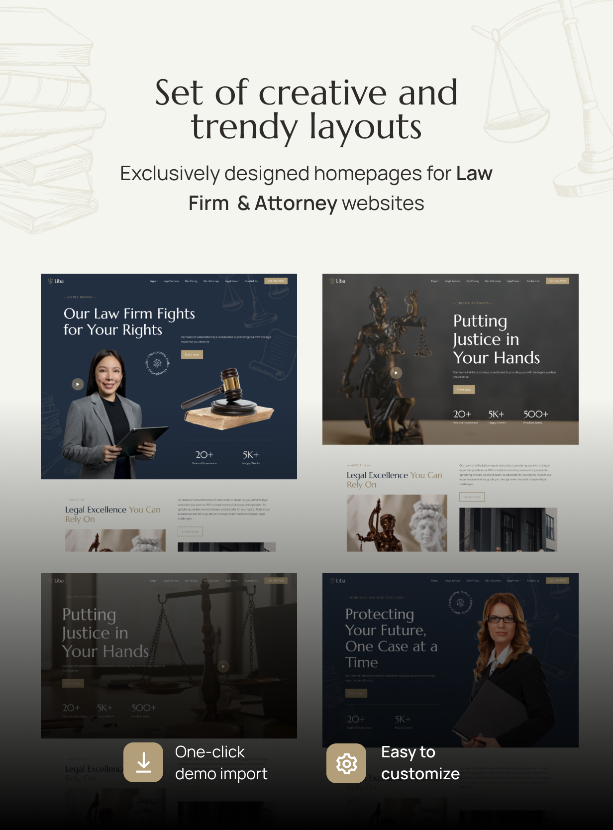 Liba - Lawyer, Law Firm and Attorney WordPress Theme