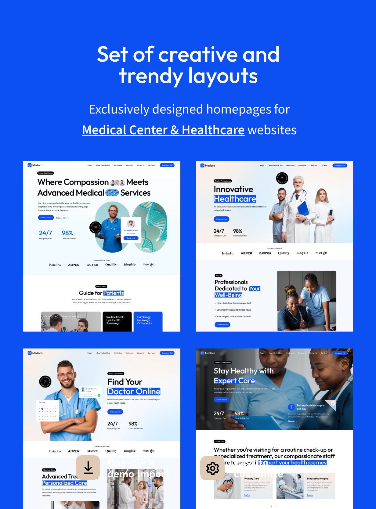 Medeca - Medical Center & Healthcare WordPress Theme